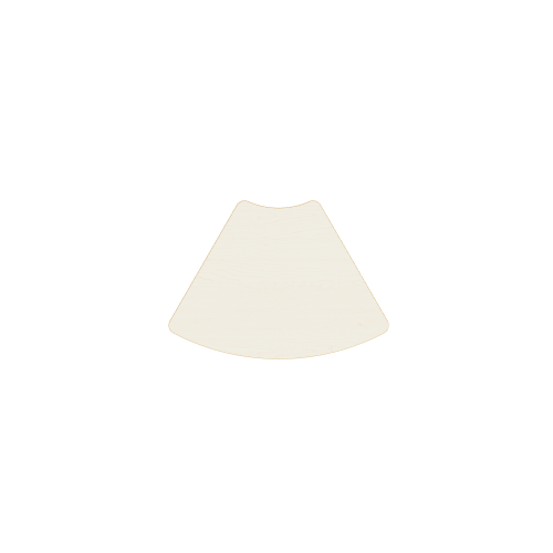 Hexa Klapptisch in 1/6-Kreisform – Bild 4