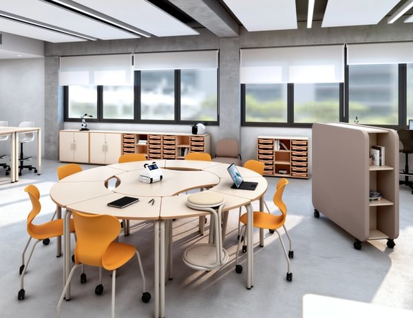 Octa Klapptisch in 1/8-Kreisform – Bild 2