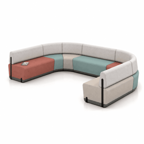 Variationselement 2-Sitzer Sofa mit Rückenlehne – Bild 7