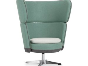 Hoher drehbarer Polstersessel