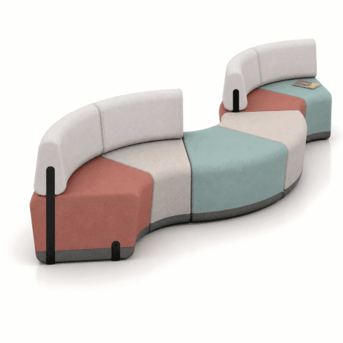 Variationselement 2-Sitzer Sofa mit Rückenlehne – Bild 8