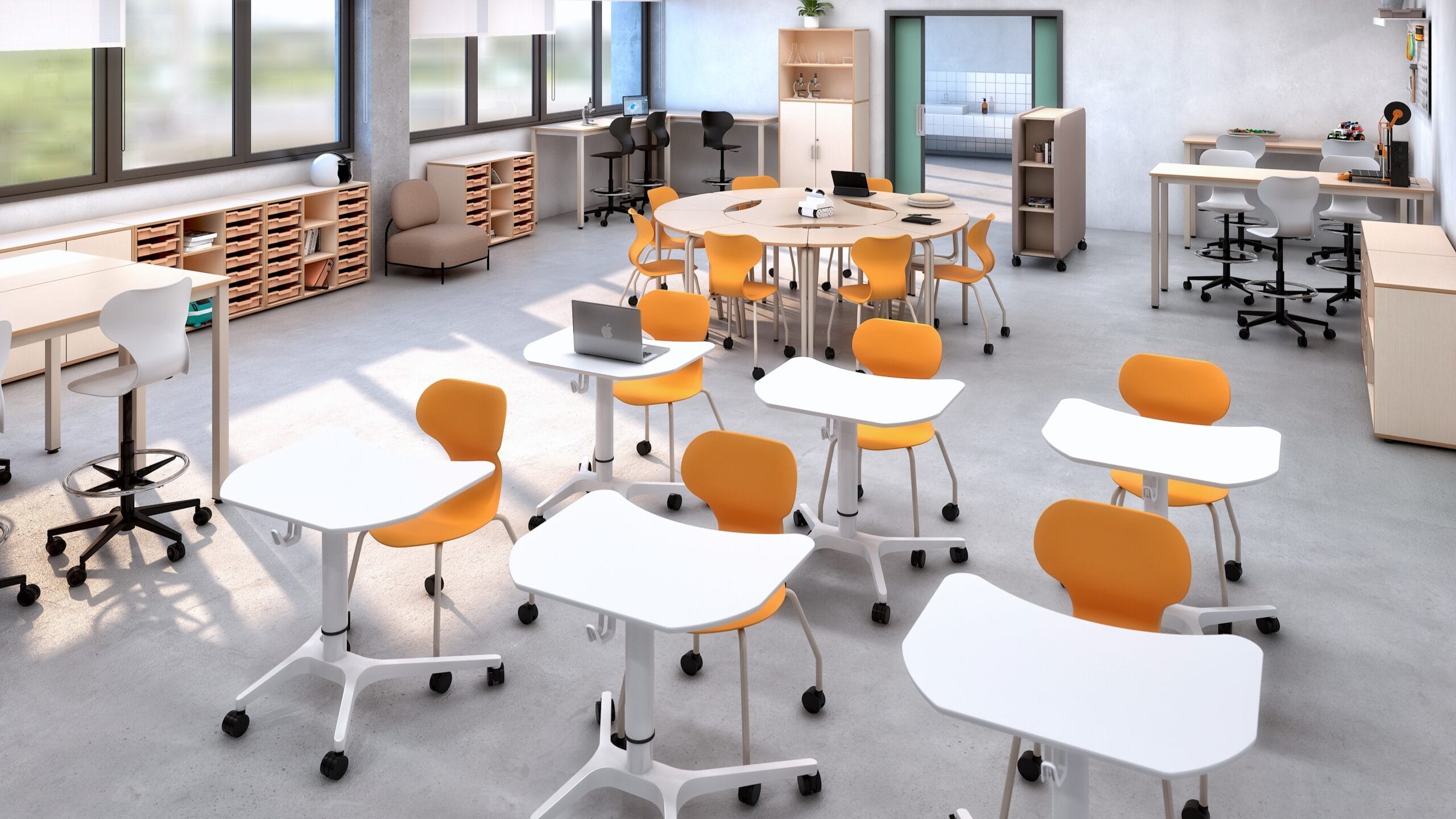 Modulare Tische für Schulen und Bildungseinrichtungen