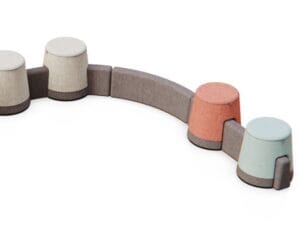 gebogene Führungsschiene