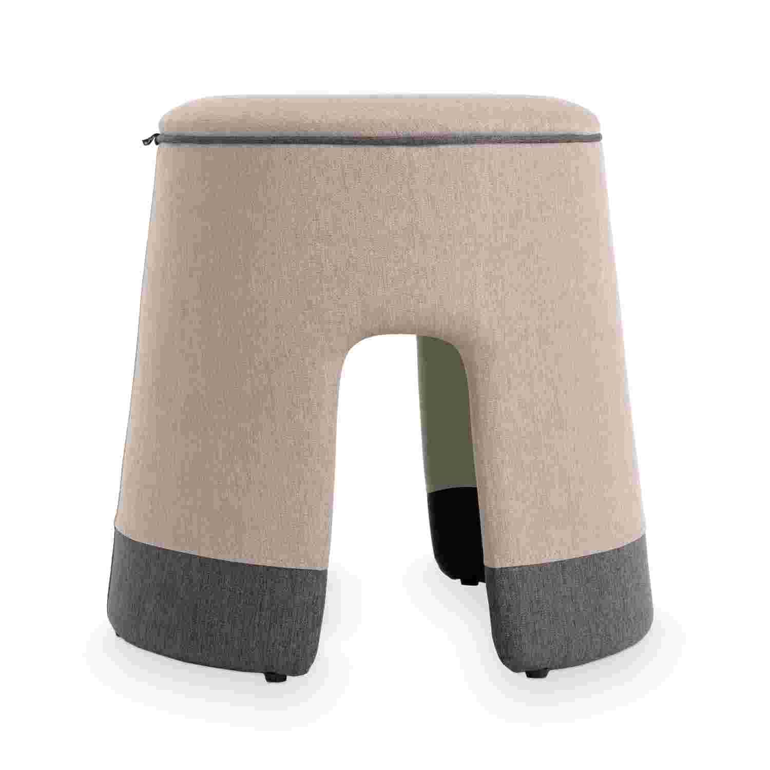 Modularer Hocker Farbe: Wüstensand von M³ Raum-Design